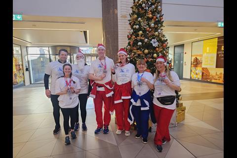 Liverpool Santa Dash group from Bermans and MAPD
